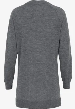 Cellbes of Sweden Cardigan Premium i merinoull Mörk gråmelange Discount