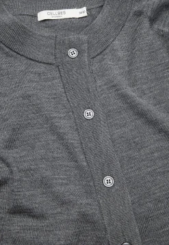 Cellbes of Sweden Cardigan Premium i merinoull Mörk gråmelange Discount