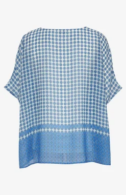 Cellbes of Sweden Chiffongblus Blå / Mönstrad Outlet