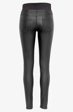 Freequent Coatad, tight byxa Shantal Svart Sale