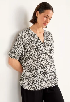 Cellbes of Sweden Crepe blus Leopard