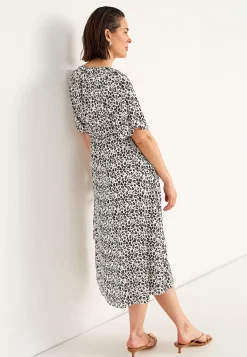 Cellbes of Sweden Crepe klänning Leopard New