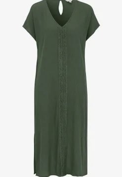 Cellbes of Sweden Crepe klänning med fickor Grön Online