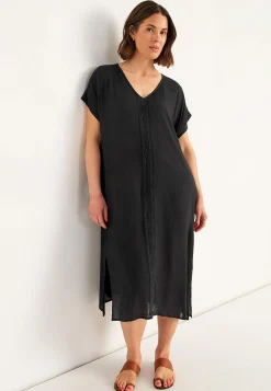 Cellbes of Sweden Crepe klänning med fickor Online