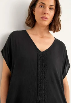 Cellbes of Sweden Crepe klänning med fickor Online