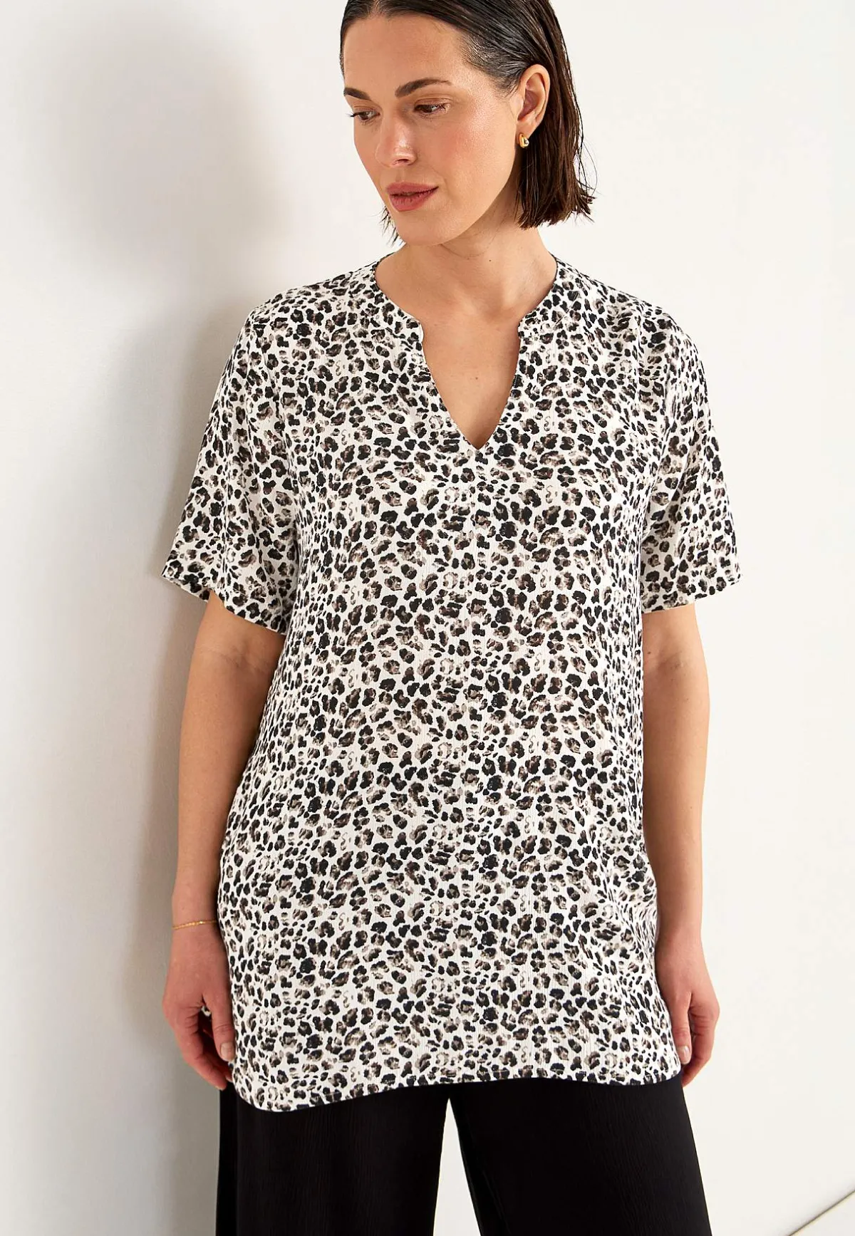 Cellbes of Sweden Crepe tunika Leopard Clearance
