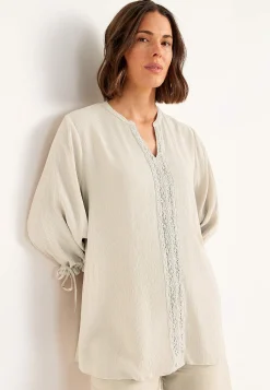 Cellbes of Sweden Crepe tunika Ljusbeige Hot