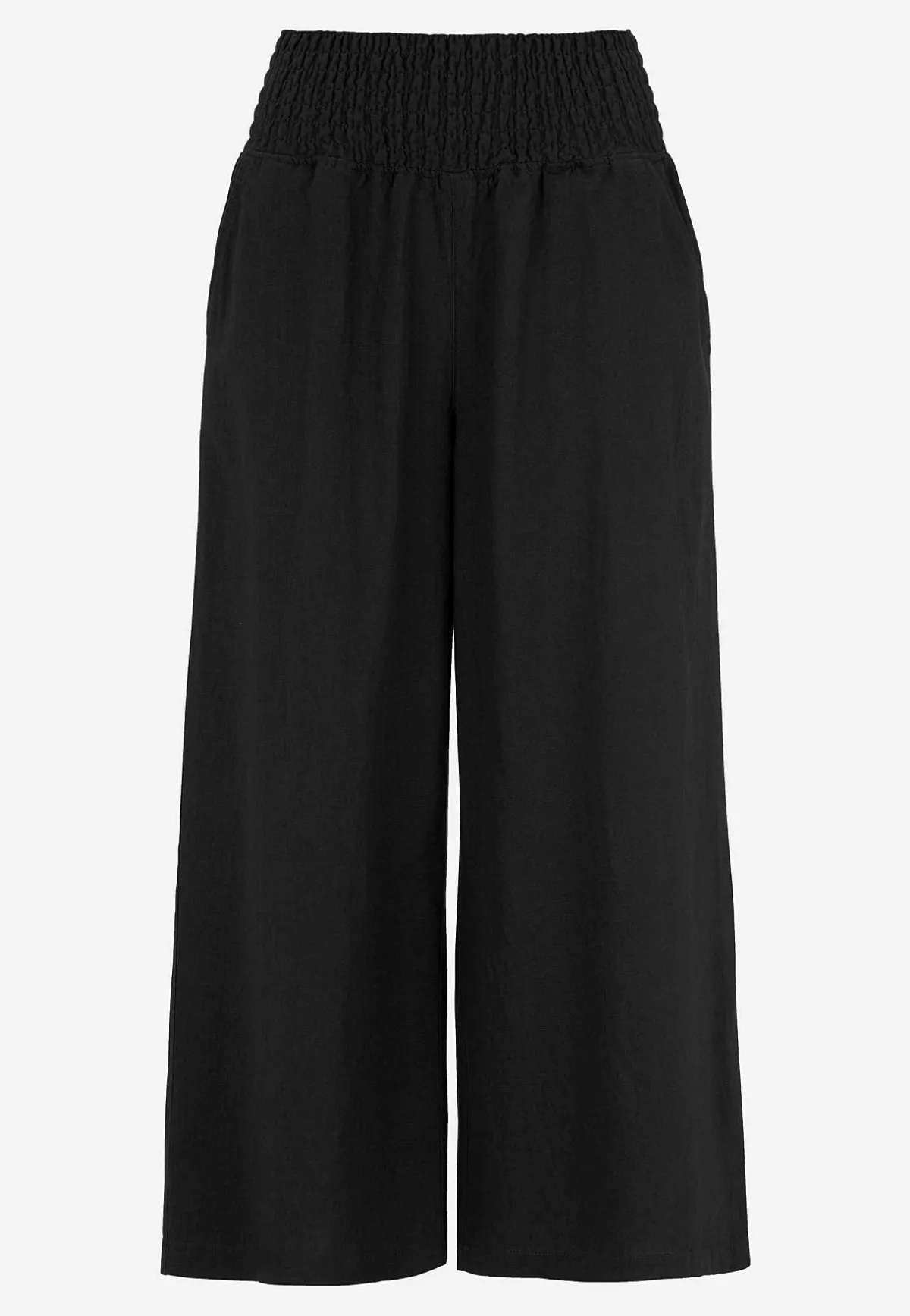 Cellbes of Sweden Culottebyxa i linnemix Svart Discount