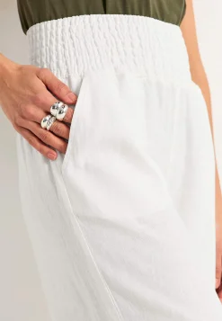 Cellbes of Sweden Culottebyxa i linnemix Vit