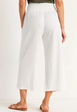 Cellbes of Sweden Culottebyxa i linnemix Vit