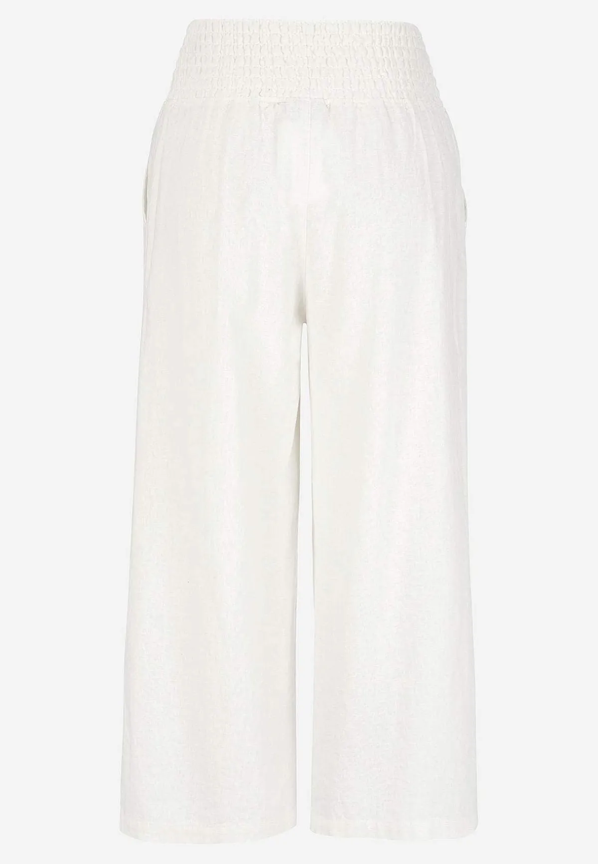 Cellbes of Sweden Culottebyxa i linnemix Vit