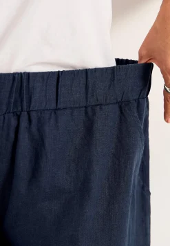 Cellbes of Sweden Culottebyxa Premium i linne Marin Clearance