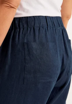 Cellbes of Sweden Culottebyxa Premium i linne Marin Clearance