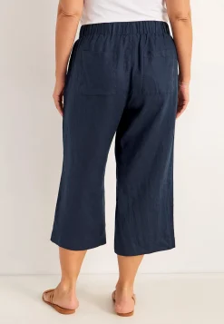 Cellbes of Sweden Culottebyxa Premium i linne Marin Clearance