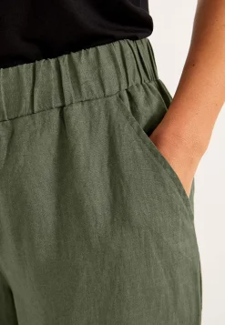 Cellbes of Sweden Culottebyxa Premium i linne Khakigrön Best