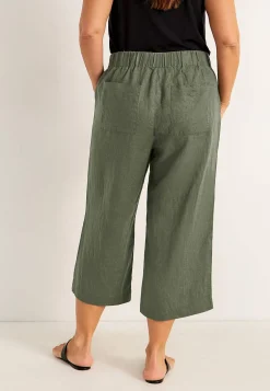 Cellbes of Sweden Culottebyxa Premium i linne Khakigrön Best
