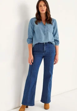 Cellbes of Sweden Denimblus med bröstficka Online