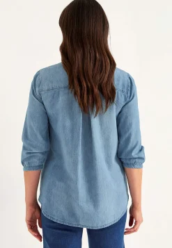 Cellbes of Sweden Denimblus med bröstficka Online