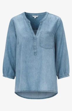 Cellbes of Sweden Denimblus med bröstficka Online