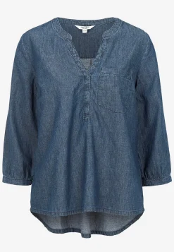 Cellbes of Sweden Denimblus med bröstficka Mörkblå / Denim Discount