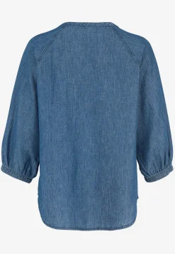 Cellbes of Sweden Denimblus med vida ärmar Mellanblå Denim Best