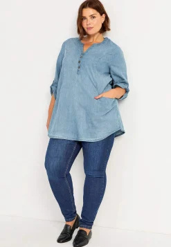 Cellbes of Sweden Denimtunika med fickor Ljusblå / Denim Discount