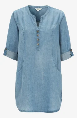 Cellbes of Sweden Denimtunika med fickor Ljusblå / Denim Discount