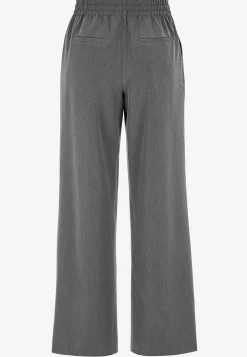 Cellbes of Sweden Dressad dra på-byxa Pia Gråmelange Sale