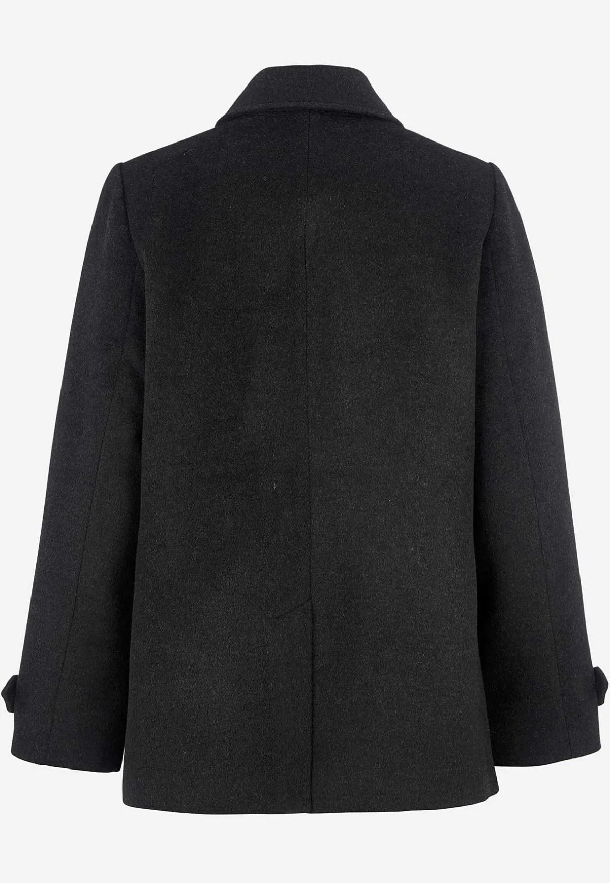 Cellbes of Sweden Dubbelknäppt kappa Gråmelange New