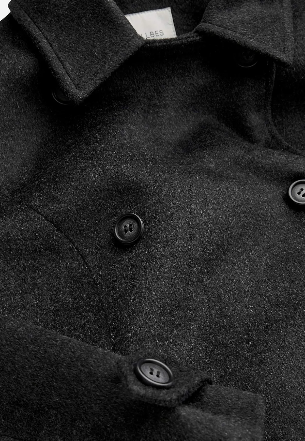 Cellbes of Sweden Dubbelknäppt kappa Gråmelange New