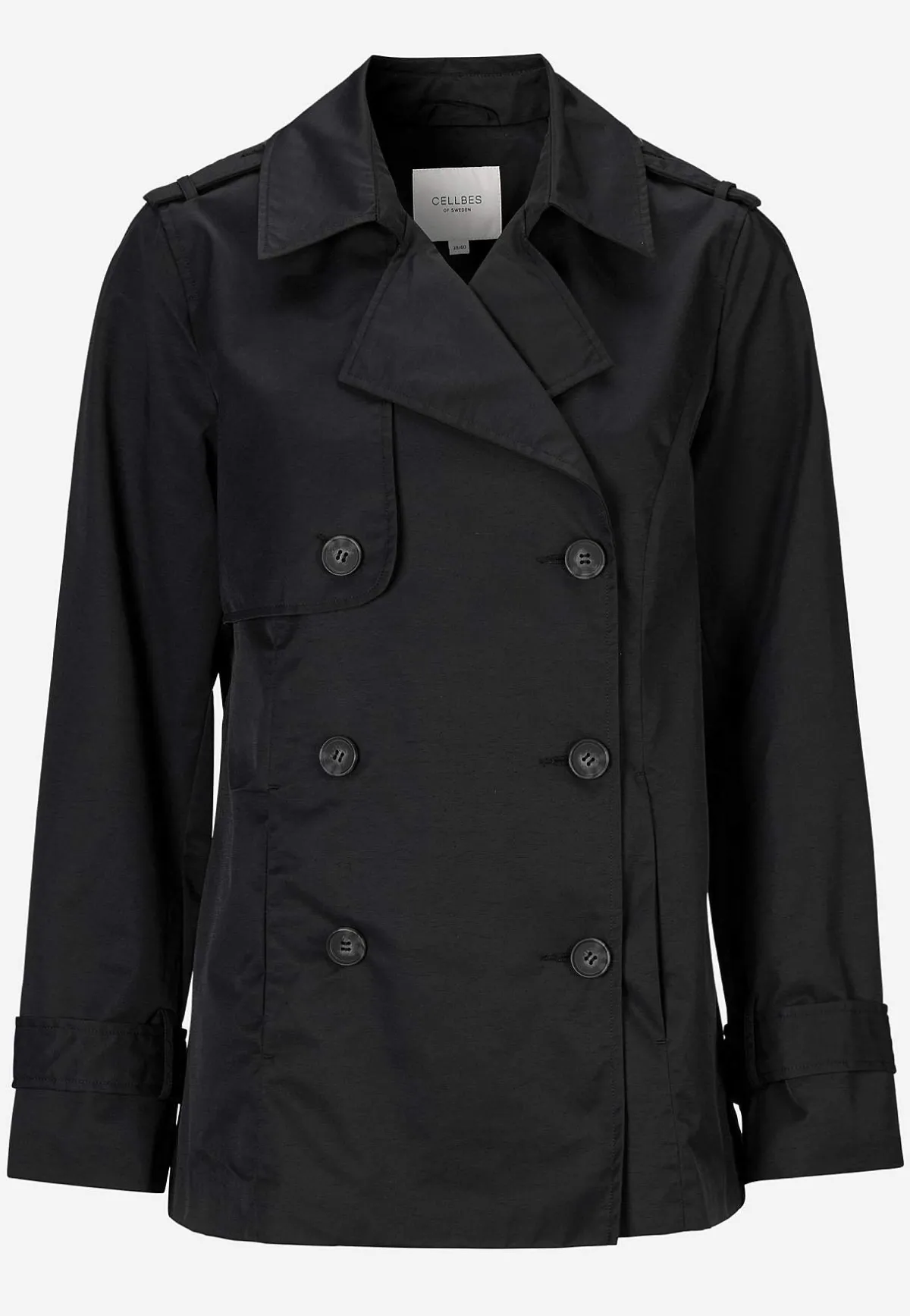 Cellbes of Sweden Dubbelknäppt, kort trenchcoat New
