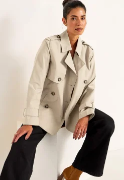 Cellbes of Sweden Dubbelknäppt, kort trenchcoat Beige Discount