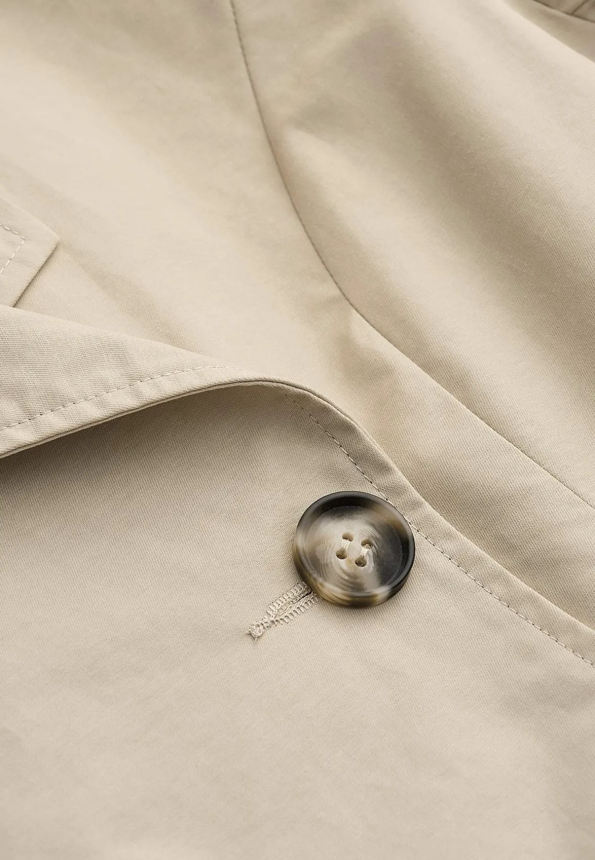 Cellbes of Sweden Dubbelknäppt, kort trenchcoat Beige Discount
