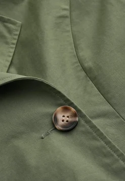 Cellbes of Sweden Dubbelknäppt, kort trenchcoat Khakigrön Outlet