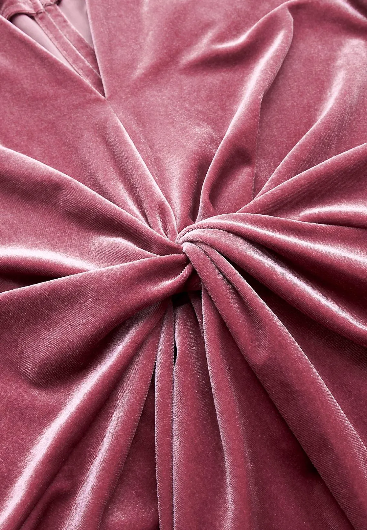 Johanna Toftby x Cellbes Elegant kaftanklänning i velour Mörk gammalrosa Online