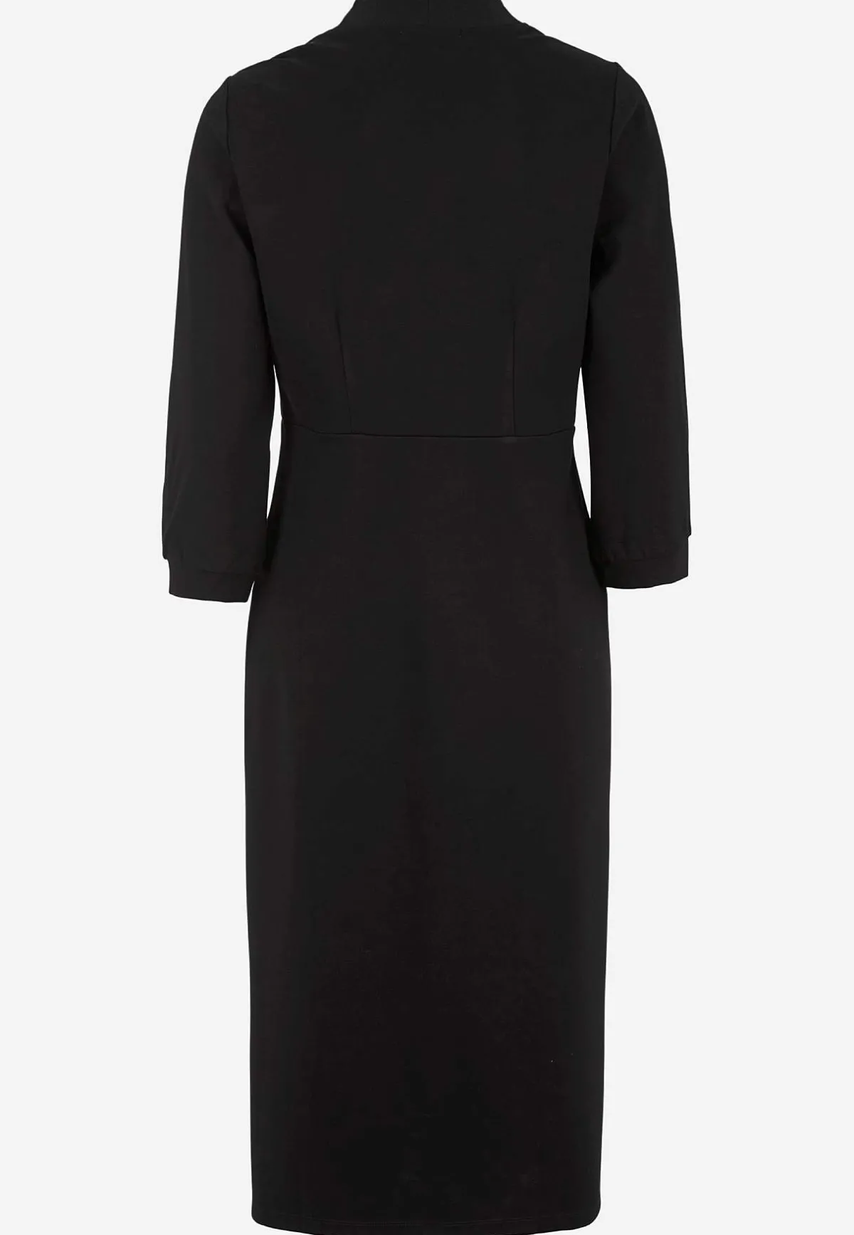 Cellbes of Sweden Elegant, v-ringad trikåklänning Lisa Svart Online