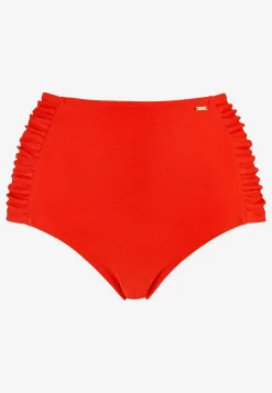 Cellbes of Sweden Enfärgad bikinitrosa med hög midja Röd Discount