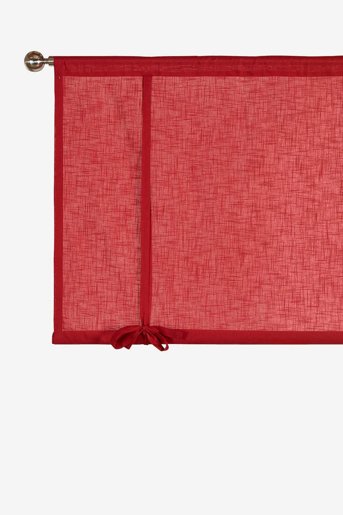 Cellbes of Sweden Enfärgad julgardin Ebbe Röd Online