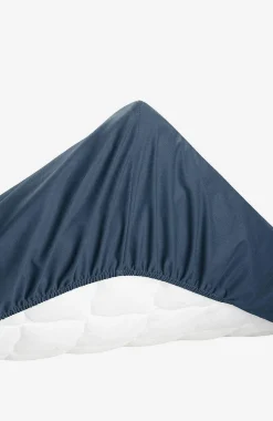 Borganäs Enfärgat dra-på-lakan Ljusblå Hot