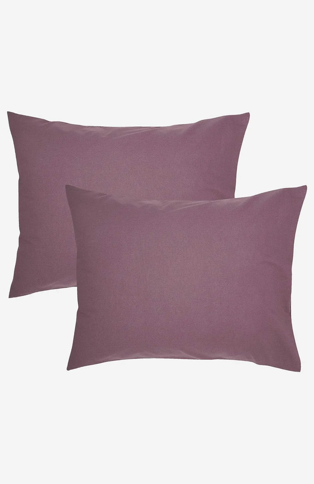Borganäs Enfärgat örngott 50x60 cm 2-pack Plommonlila Discount