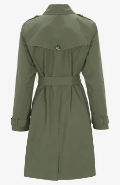 Cellbes of Sweden Enkelknäppt trenchcoat Khakigrön Sale