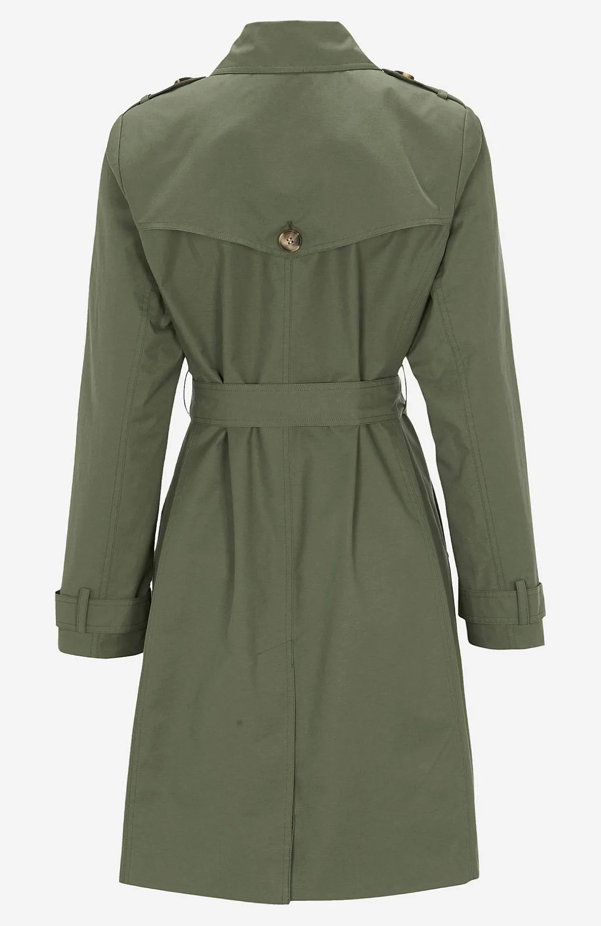 Cellbes of Sweden Enkelknäppt trenchcoat Khakigrön Sale