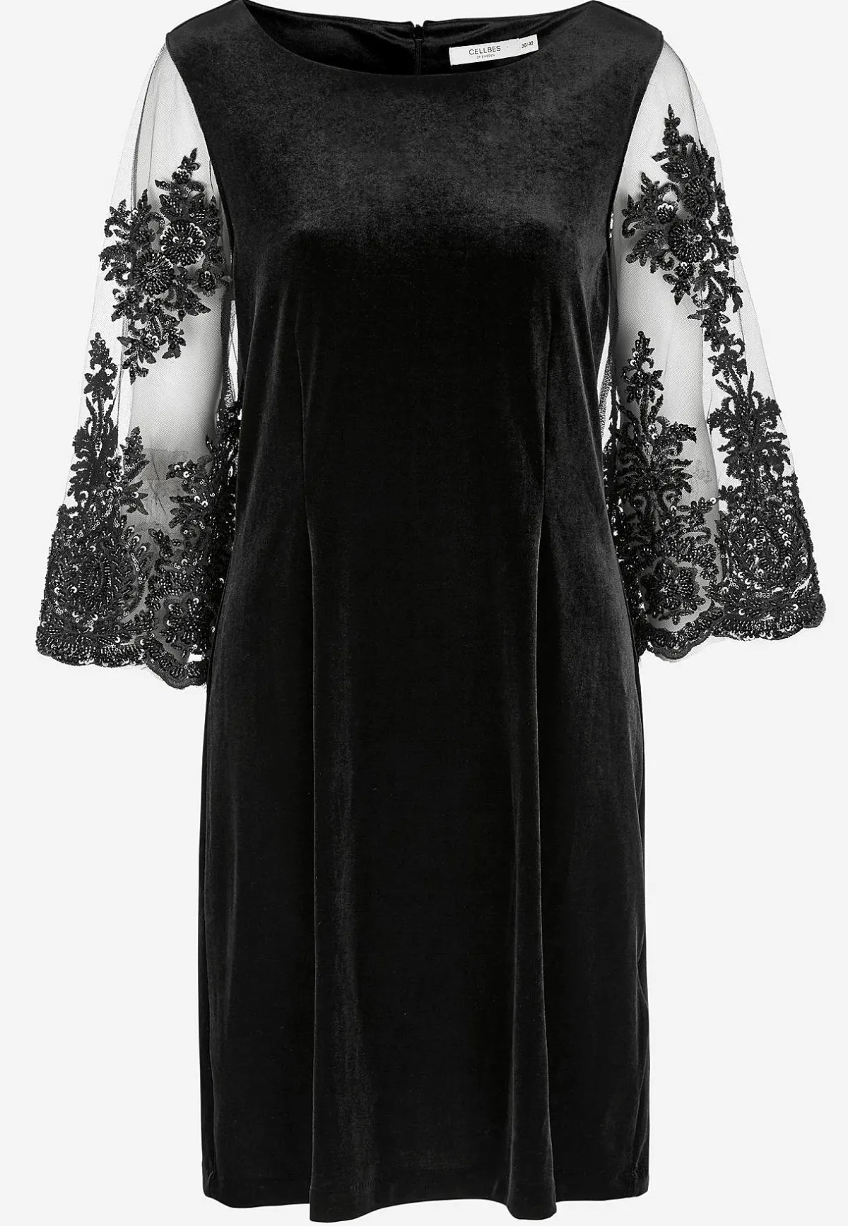 Johanna Toftby x Cellbes Festklänning med spets och pärlbroderi Outlet
