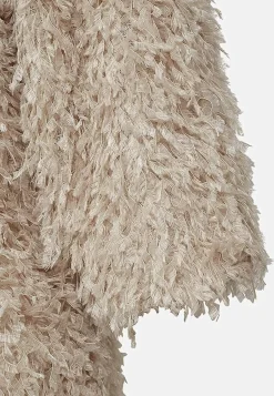 Freequent Festtopp med fjäderliknande material Sale