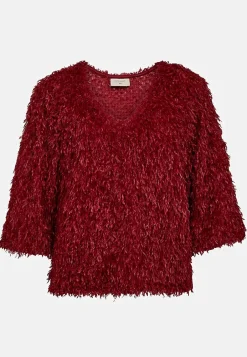 Freequent Festtopp med fjäderliknande material Sale