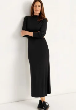 Cellbes of Sweden Figurnära trikåklänning Svart Clearance