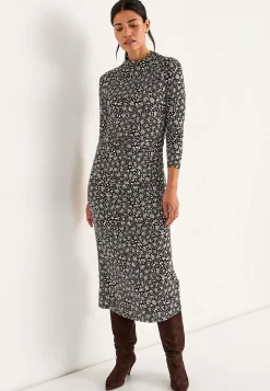 Cellbes of Sweden Figurnära trikåklänning