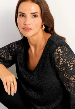 Cellbes of Sweden Fin spetstunika Svart Online