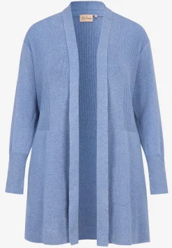 Wasabiconcept Finstickad cardigan Ljusblå Outlet