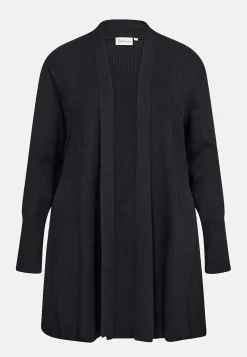 Wasabiconcept Finstickad cardigan Svart Sale